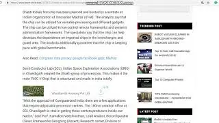 Shakti is India's first Microprocessor chip structured and created in India