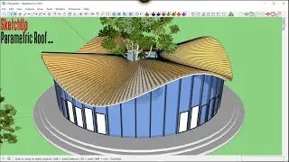 Architectural Modeling in Sketchup | Parametric Roof Modeling in SketchUp | SketchUp Plugin Tutorial