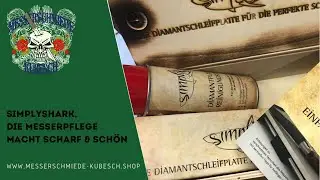 SimplyShark, die Messerpflegeserie, macht scharf & sch&ouml;n, einfach sch&auml;rfen, leicht reinigen, Diamant