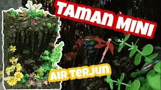 Kerajinan dari bata ringan (HEBEL). HIASAN Unik MINIATUR AIR TERJUN