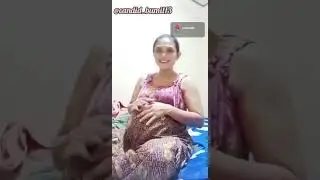 Hamil jalan 9 bulan tetap enerjik @candid_bumil13 