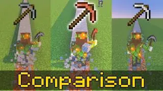 Minecraft Pickaxe Comparison: Copper vs Stone vs Iron