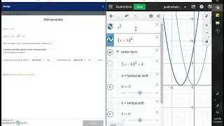 HOW TO : Shift parabolas *EASY*