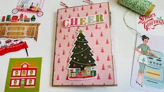 Мини-альбом / журнал - Craft With Me - DIY - Идеи для почтовых отправлений - Наборы Clique DT - SimpleStories