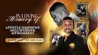 A MAN SENT FROM GOD(IN HONOR OF APOSTLE SIMPHIWE'S MEMORY)- Apostle Brian Benjamin 