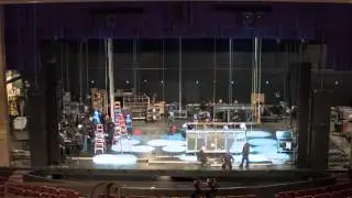 Time-lapse video: Watch the 'Newsies' set go up in Denver