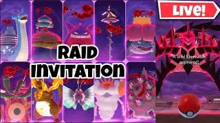 New Eternatus & All✨️Gigantamax RAID Invitation #PokemonGo