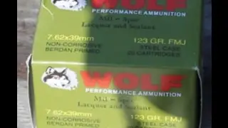 7.62x39mm, 123gr FMJ, Wolf Mil-Spec (Green Box), Velocity Test