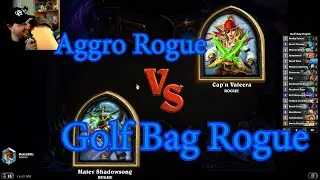 Golf Bag Rogue v Aggro Rogue | Hearthstone