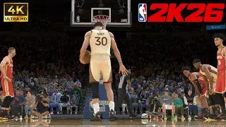 NBA 2K26 | Hawks vs Warriors | Jalen Johnson vs Curry | 4K Ultra Realistic Full Game Jan 11 2026