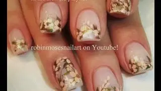 Easy Wedding Nails! Vintage Flower Nail Design Tutorial