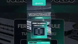 Tubigon to Cebu Fastcraft Schedule 2026 via Lite Ferries