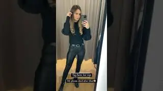 Leather Look  - Leather Pants - PVC, Leather, Faux Leather Leggings, Latex Leggings - Lookbook