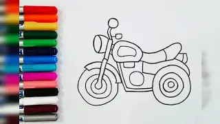How to draw bullet  bike 🚲💫  How To Draw bike 💥🌟 bike  kaise draw  kre🔥⚡️