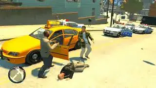GTA 4 TCE GAMEPLAY Updates p20&21 - getting peds arrest 5 [HD]