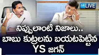LIVE: Jagan Dismisses Chandrababu White Papers Propaganda | TDP Vs YSRCP | Sakshi TV