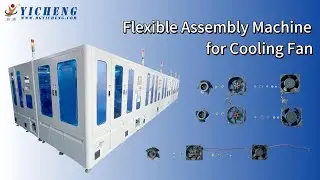 Watch Our Flexible Automated Radiator Assembly Machine with Circular Guide Rail Line