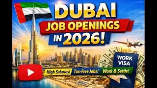 Dubai Work Visa 2026 |  CNC Operator | Quality Engineer | Senior Account | Helper | Citi Services