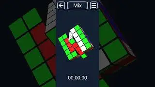 5/5 rubes, k cube in a doart pattern