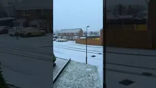 Heavy Snowfall in Scotland  #snow #youtubeshorts #scotland #wonderfulexperience