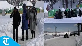 India’s own Switzerland: Tourists throng Gulmarg after fresh snowfall