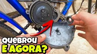 ENGRENAGEM do virabrequim QUEBROU e agora? Manutenção motorizada