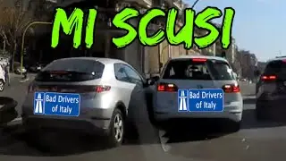 BAD DRIVERS OF ITALY dashcam compilation 03.31 - MI SCUSI