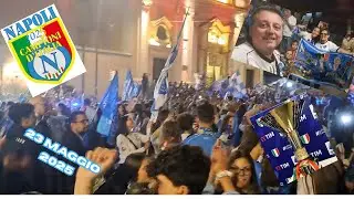 Portici: Festa 4° Scudetto Napoli - Piazza S.Ciro 23/05/2025