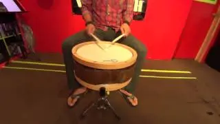 5 x 13 with wood hoops