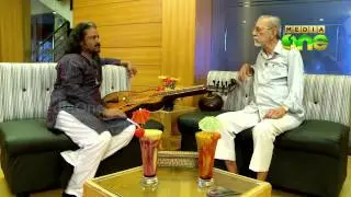 Actor Charuhasan (brother of Kamalahasan) in chat with Poly Varghees - Manam Thurannu (13-1)