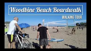 🇨🇦 WOODBINE BEACH BOARDWALK walking tour | Toronto, Ontario, Canada. August 2022