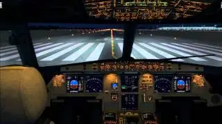 Aerosoft Airbus X Extended A320 Cockpit Take off - HD