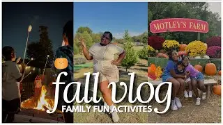 FALL VLOG || Camping, Festivals, Pumpkin Patch || Fall Family Activities