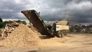 Terex Ecotec TBG 620 high speed shredder on waste wood