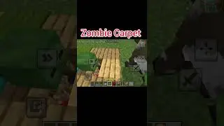 Zombie Carpet #minecraft Hacks #shortvideo #viral