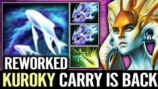 KUROKY CARRY IS BACK! Epic Naga Speed Build + Skill Rework 7.20 Craziest META Dota 2