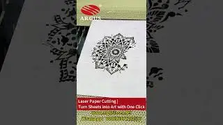 Laser Paper Cutting | Turn Sheets into Art with One Click#papercraft #paperart #laserengraving