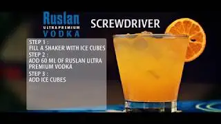 Ruslan Ultra Premium Vodka Screwdriver