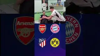 REACCI&Oacute;N SORTEO CUARTOS de FINAL CHAMPIONS LEAGUE 2024 #shorts #champions #futbol #realmadrid