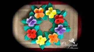 Origami Maniacs 312: Garland of Flowers