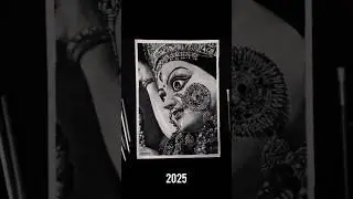 7 Years of Discipline, Consistency & Hard Work 💯 | Drawing Transformation 2018 vs 2025 #shorts #art