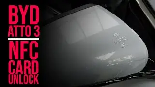 Use the NFC card to lock/unlock the car | BYD ATTO 3