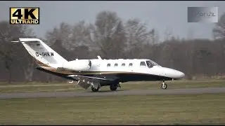 [4K] Plane Spotting at Flugplatz Stadtlohn-Vreden (EDLS) 24-03-2018