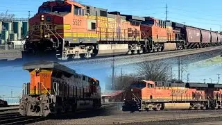 3 BNSF Trains in Vancouver 1/17/26 - Ft. @TracksideSamOfficial 