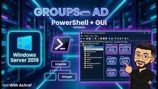 شرح Les groupes active directory sur serveur  windows 2019 /Groups Ad Windows Server 2019 /e