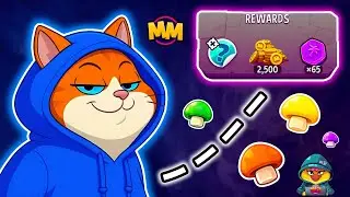 HACKER PUSS SCRATCHING MUSHROOMS on FLAMES & FORTUNE ADVENTURE🔥 MATCH MASTERS
