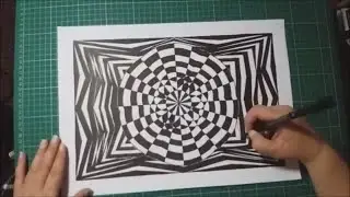 Geometric Art with Artist Janette Oakman 20 - Symmetric / Geometry / Mandala / Optical Illusion