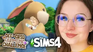 Easter Fun with the Family | Off-Grid Farming Challenge | The Sims 4