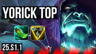 YORICK vs TEEMO (TOP) | 7/2/6, Dominating | NA Master | 25.S1.1
