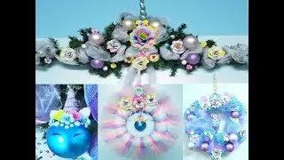 4 Unicorn Christmas decor - DIY